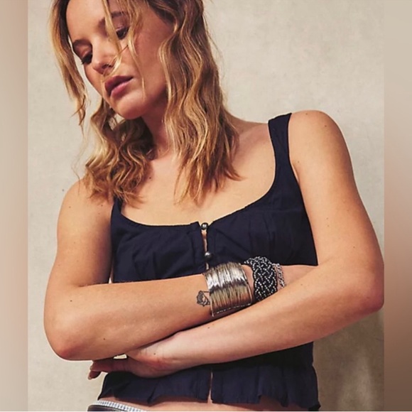 New FP Tunnel Cuff Metallic Wire Bracelet - Picture 3 of 4